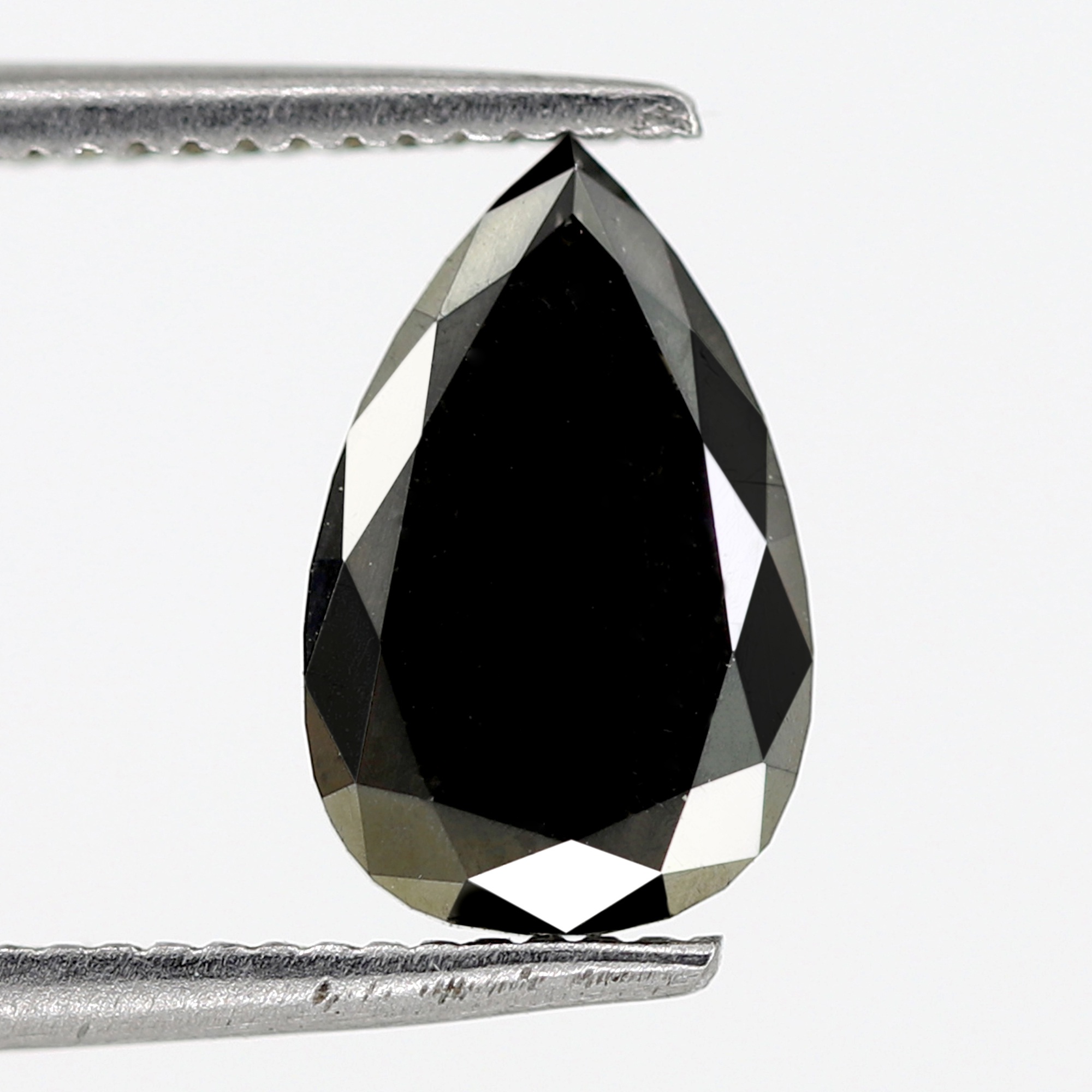 Pear black diamond